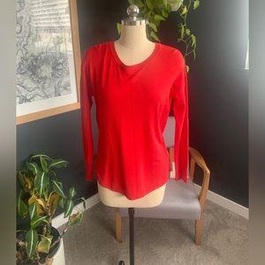 Ellen Tracy red sweater XS